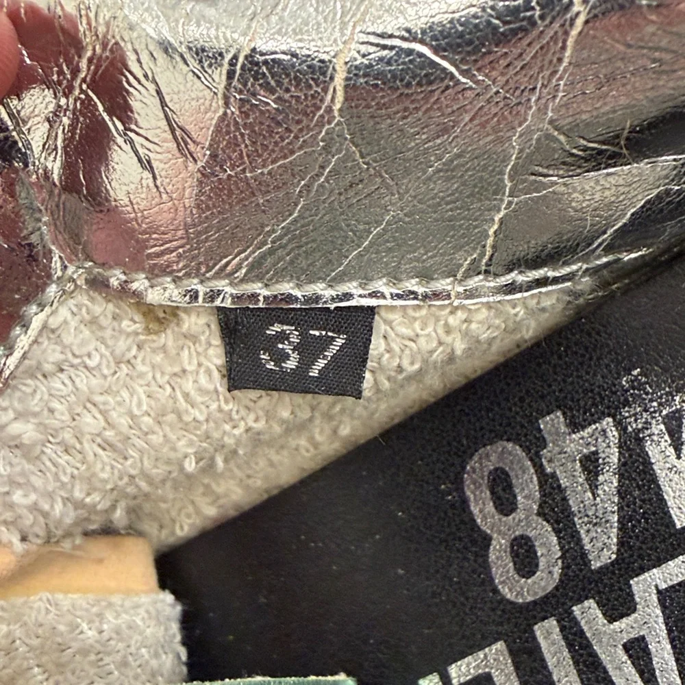 P448 John Low-top sneakers in Metallic Green and Silver - Picture 7 of 7